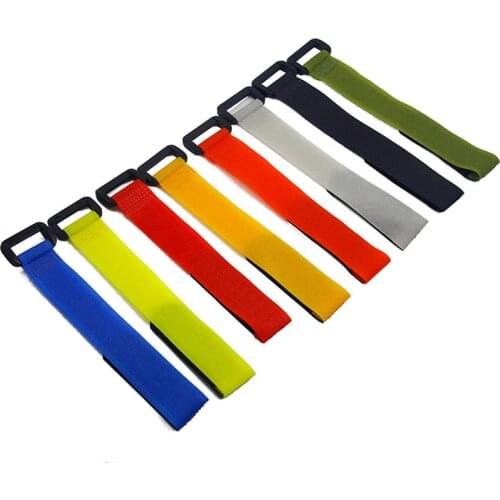 10 Pcs Fishing Rod Tie Holder Strap Fastener Reusable Adjustable Accessories FK88