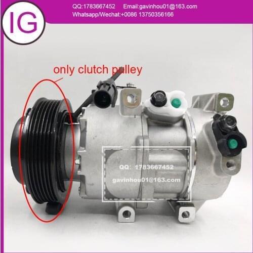 Compressor parts 6PK Auto AC Compressor Clutch Pulley for Kia FORTE 97701-1X020 1B231-04500 2L152-0194 977011X020