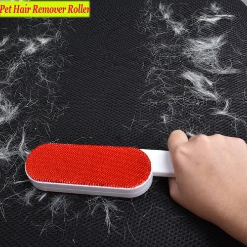 Double Sided Reusable Lint Remover Clothing Pet Hair Remover Static Brush Coat Suit Brush Epilator Sweater Household Cleaning