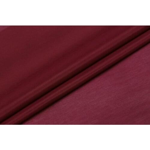Howmay silk fabric cotton blend 9m/m 55" 140cm 50% silk 50% cotton dark red 76# for lining or womens dress scarf hijab