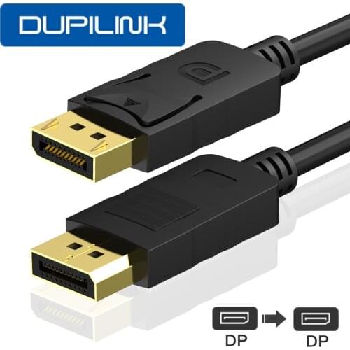 DisplayPort to Display Port Cable DP Cable DP1.2 1080P 3D DP Audio Video Cable 1.8m 3m 5m For TV Graphics Card Projector