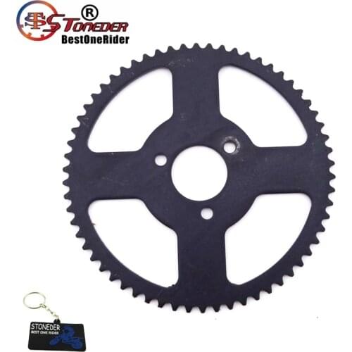 STONEDER Pocket Bike 25H 62 Tooth Rear Chain Sprocket For Chinese 2 Stroke 47cc 49cc Engine Chinese Mini Moto Minimoto