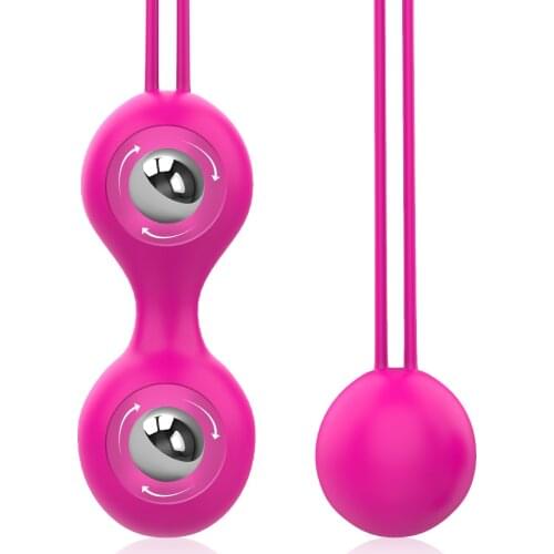Vagina Massage Vibrator 2Pcs/Set Silicone Kegel Ball Vaginal Geisha Ball Ben Wa Ball Vagina Tightening Exercise