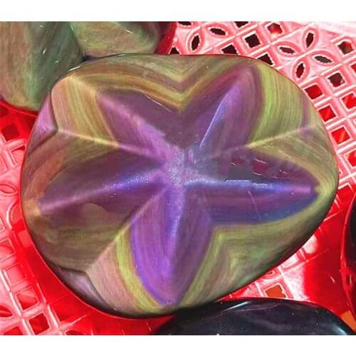 Mexico natural exquisite color obsidian pure handmade polished boutique shining stars.The raw stone healed