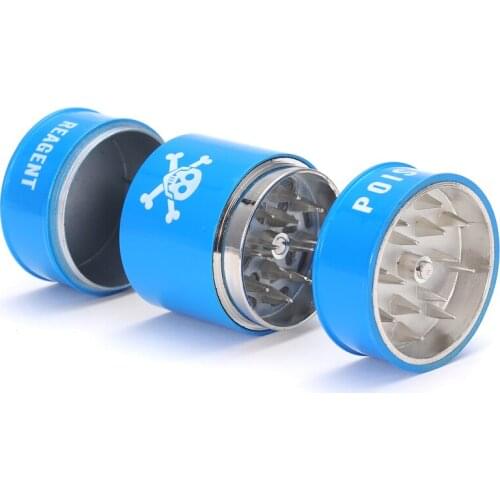 Metal Zinc Alloy Oil Drum Shape Herb Grinder Mill Smoke Spice Muller Tobacco Crusher Grinder Cigarettes Accessories Wholesale