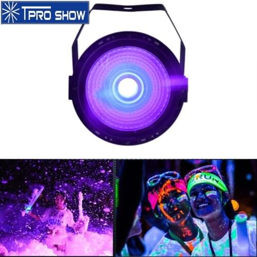 Mini LED Par Uv Light Party Dj Lighting Effect Disco Lights For Home 30W COB Black Light Dmx Manual Control Poack Size UV Lamp