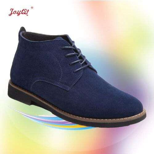 Men boots all season work shoes male lace up for man boots plus size 39-48 JOY-099