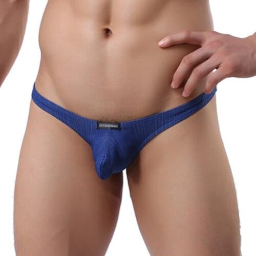 Men Sexy Underwear Penis Pouch Modal Mini Briefs Bikini G-string Thong String Tanga Exotic Jockstrap T-back Gay Underpants