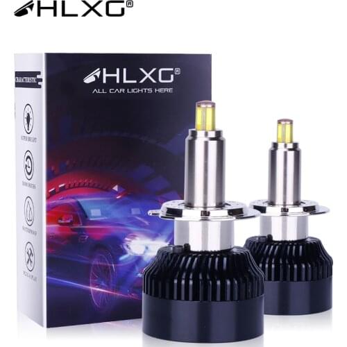 HLXG 9005 9006 HB3 HB4 H1 h7 led canbus 360 LED headlight H8 H9 H11 лампочки h7 CSP bulb lamp 12 Sides 25000LM 6000K car Light
