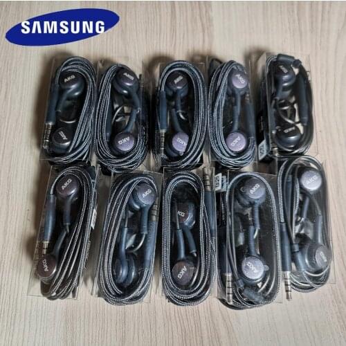 SAMSUNG AKG EO IG955 Earphones 5/10/20/50 pcs 3.5mm In-ear with Mic Wire Headset for SAMSUNG Galaxy S8 s9 s10 HUAWEI Smartphone