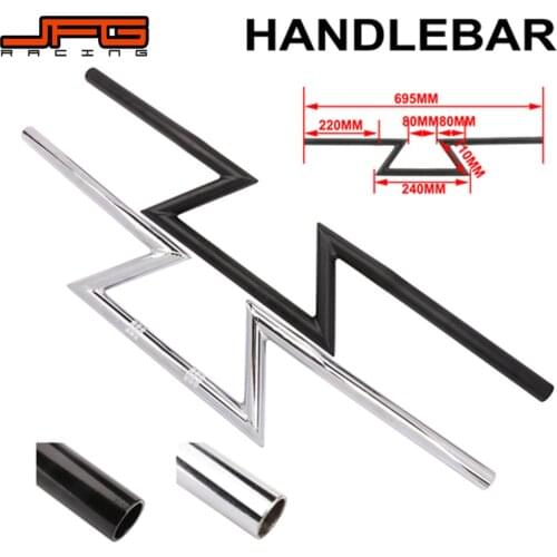 Motorcycle 25mm 1" Handlebar Drag Handle Hand Z Bar For Harley HONDA YAMAHA SUZUKI KAWASAKI Triumph Chopper Cruisers Bobber