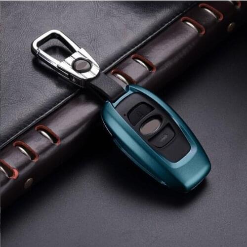 High Quality Car Aluminium Alloy KeyHolder Cover Case For Subaru XV BRZ Forester 2019 Legacy Outback key holder Accessories