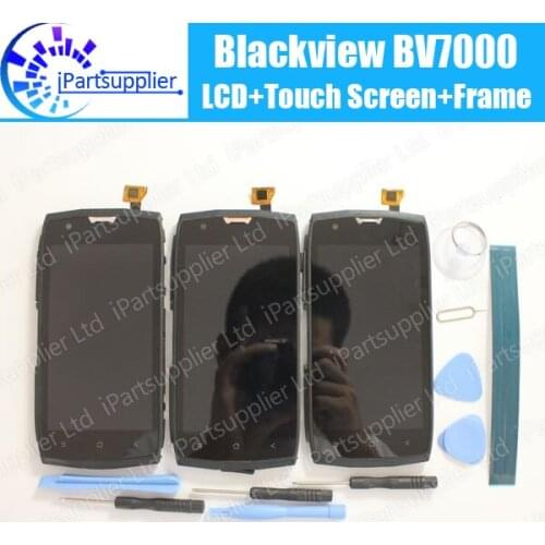 Blackview BV7000 LCD Display+Touch Screen Digitizer+Frame Assembly 100% Original New LCD+Touch Digitizer for Blackview BV7000
