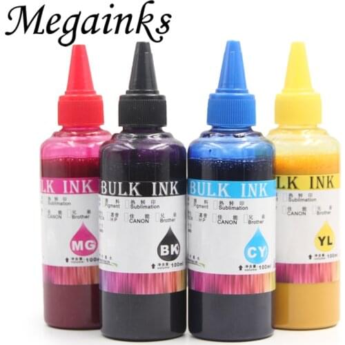6*100ML Universal Refill Sublimation Ink for Epson Desktop Inkjet Printer Heat Transfer Press Kit for Mug Cup T-Shirt Flag
