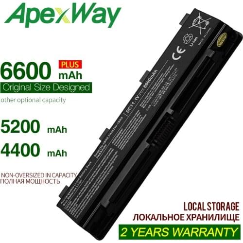 ApexWay 11.1V 6 CELL New laptop battery for Toshib PA5023U-1BRS PA5024U-1BRS PABAS261 PABAS262 PA5025U PA5026U PABAS259 PABAS260