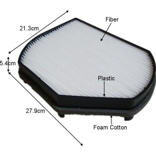 CU2897/1 Factory Outlet 2028300318 White Fiber Car Cabin Air Filter WIX24767 for CHRYSLER CROSSFIRE 27.9*21.3*5.4cm CA1902