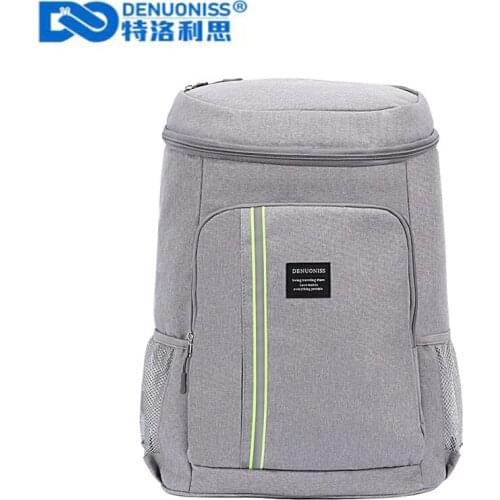 DENUONISS 30L Large Capacity Backpack Beer Ice pack Picnic Backpack Waterproof EVA Insulation Backpack