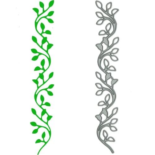 Long Narrow Vine Grass Pattern Scrapbooking Metal Cutting Dies For Handcraft Album Card Edge Decorative Craft Paper Cutter