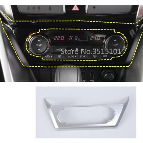 For Mitsubishi Eclipse Cross 2017 2018 2019 2020 Car Inner Trim Conditioning Middle Air Condition Switch Outlet Vent Hoods