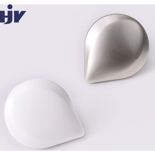 HJY Fashion Cabinet Knobs Kitchen Handle Silver Zinc Alloy Drawer Cupboard Door Pulls Knob Furniture Hardware Pull Handle Z422