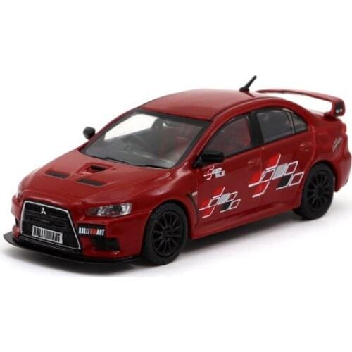1:64 LAN CER EVO X RED Alloy model car Metal toys for childen kids diecast gift