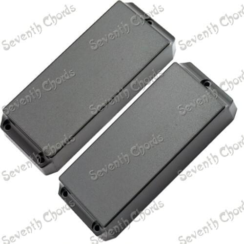 A Set of 2 Pcs Black Sealed Closed Type Pickup Covers For Electric Bass Guitar Bass Pickup Covers guitar accessories