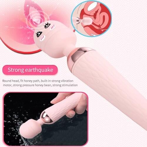 2019 New 10 Speeds Magic Wand Massager Vibrator Big Magic Wand Massage Stick AV Sexy Clitoris Vibrator Sex Toys For Women
