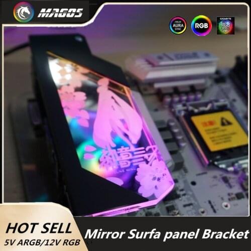 M/B I/O RGB Panel, Motherboard Customzable Game Player DIY, Support M/B 12V RGB/5V ARGBSYNC