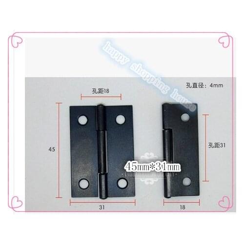 Hinges for wooden wine box & decorative hinge 45mmX31mmX0.8mm wooden box hinges crafts