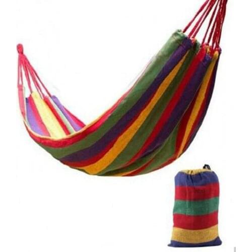 Hammock Canvas Hanging Sheet Person Double Outdoor Swing Adult Child Anti-rollover Indoor and Outdoor Hanging Chair