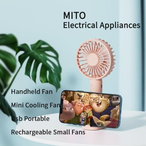 Handheld Fan Ventilador Mini Cooling Fan Outdoor Usb Portable Rechargeable Silent Small Fan Desk Fans Portable Rechargeable Fan