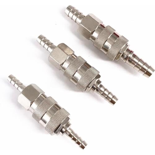 6/8/10/12mm Hose Barb EU Type Socket + Plug Pneumatic Fitting European Standard Quick Connector Adapter For Air Compressor