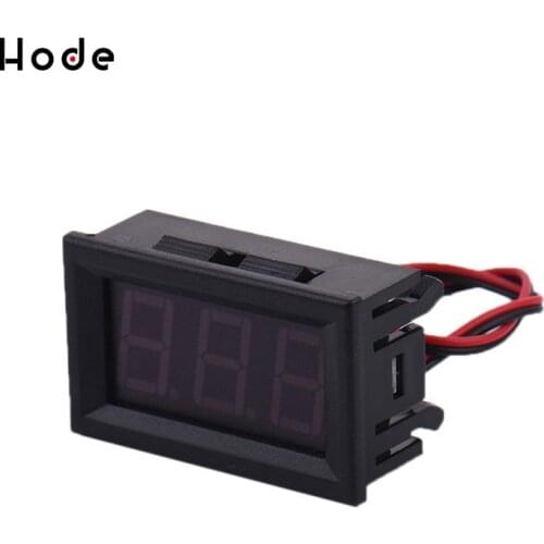 DC 0V To 30V 0.56" LED Digital Voltmeter Voltage Meter Volt Instrument Tool Red Green Blue Display