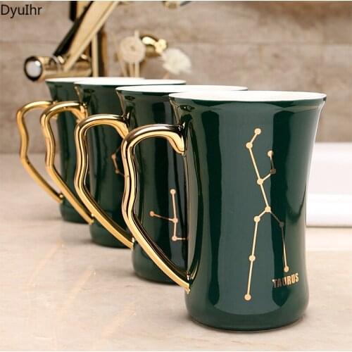 Bathroom accessories creative constellation ceramic bathroom tooth brushing cup mouthwash cup couple student wash cup set DyuIhr
