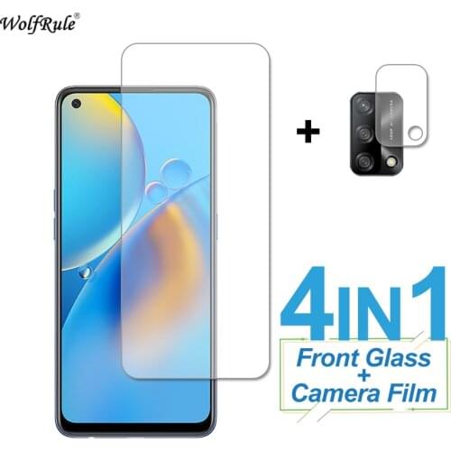Protective Glass For OPPO A74 A54 A94 F19 Pro Plus 5G Screen Protector Tempered Glass Phone Camera Lens Film For OPPO A74 4G