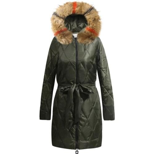 Large Size Parkas Women Cotton Coat 2021 New Winter Casual High Quality Vintage Hooded Fur Collar Women Cotton Jacket NBH177