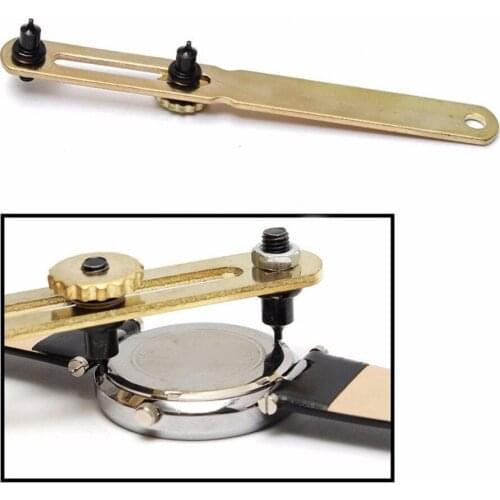 1pc Adjustable Watch Back Case Cover Opener Battery Replacement Tool Wrench Spanner Remover Watch Repair Kit Watchmaker Tools