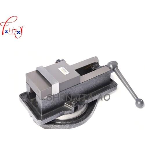 1pc Manual Angle - type flat - nose clamp 360 degree rotating precision heavy - duty vise 5 - inch milling machine clamp