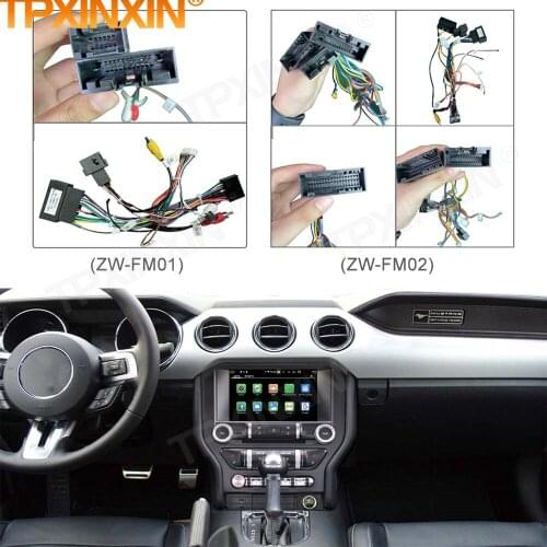 128G 2 Din Android Multimedia Radio Receiver For Ford Mustang 2015 2016 2017 2018 2019 Audio Stereo Video Player GPS Head UNIT