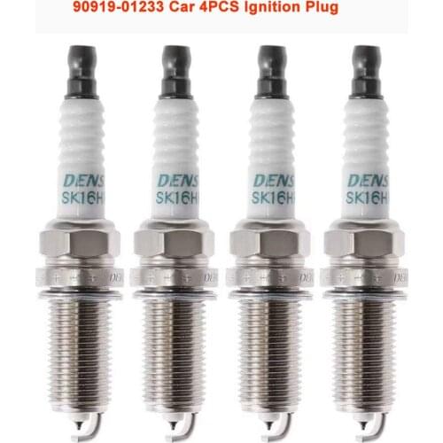 90919-01233 Car 4PCS Ignition Plug Iridium Spark Plugs Nozzle For Toyota 4Runner FJ Cruiser Highlander Sienna Tundra Venza Scion