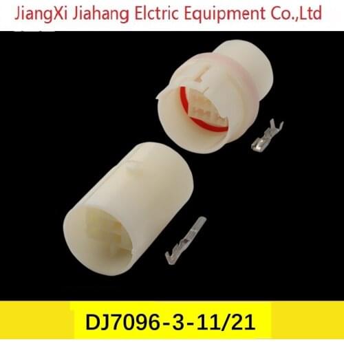 Freeshipping 200sets DJ7096-3-11/21 9Pin AMP Car Electrical Wire Connectors for VW,BMW,Audi,Toyota,NISSAN