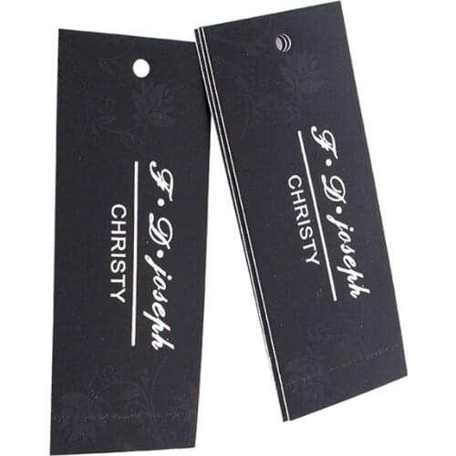 Customized paper hang tag Trademark manufacture/Labels for clothes personized logo Custom Printting