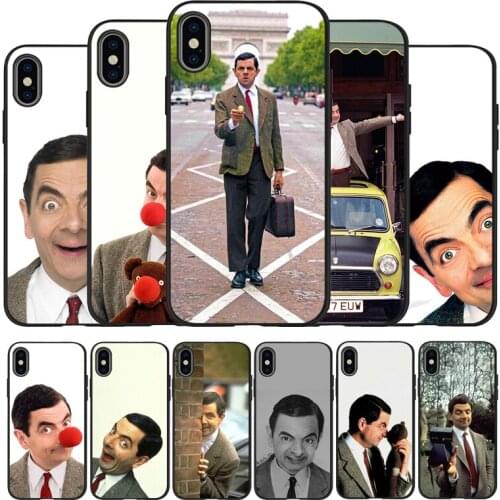 Mr. Bean black Phone Case For iPhone 11 XR XS Max 7 8 6 6S Plus 5 5S SE 2020 Back Cover For iPhone 11 Pro Shell