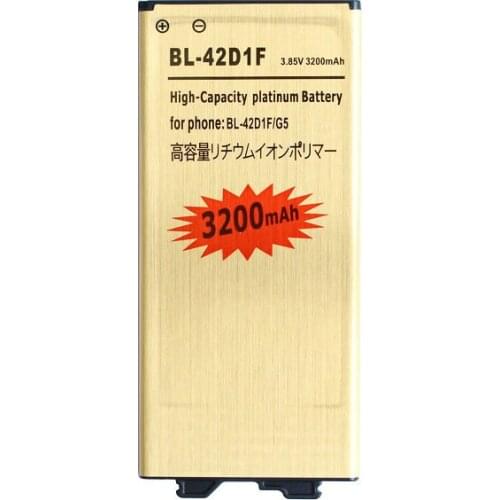 Ciszean 1x 3200mAh BL-42D1F Gold Replacement Battery For LG G5 VS987 US992 H820 H840 H850 H830 H831 F700S H960 H860N LS992 RS988