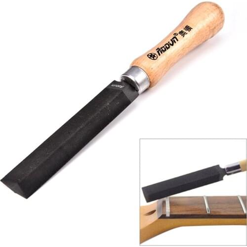 Electric Acoustic Guitar Bass Nut Rhombus File Luthier Tool 19 cm Nut Saddle Slot Filing Repair Tool