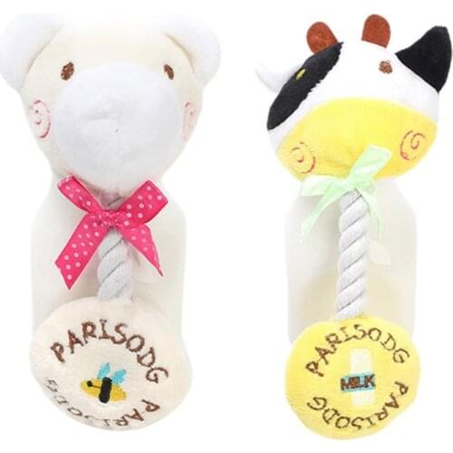 Pet Dog Cleaning Teeth Toys Puppy Training Wisdom Toy Dogs Sound Voice Bite Resistant Chew Toys For Pets Playing