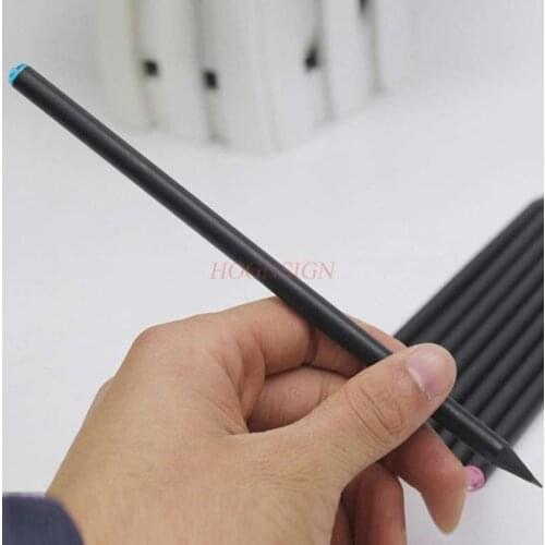 6pcs HB pencil black wood pencil diamond pencil carbon pencil art painting sketch stationery