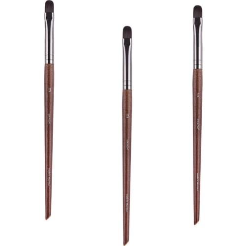 Makeup Brush with Wooden Handle # 174 Small Concealer Brush High Quality Precision Fiber Shadow Applicator For Beauty Stirring