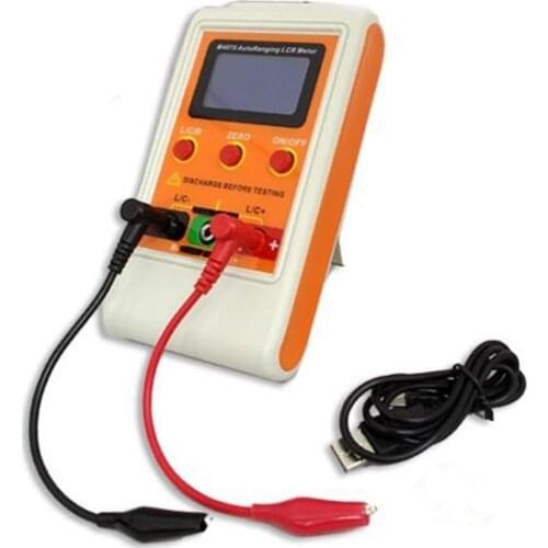 M4070 AutoRanging LCR Meter Up to 100H 100mF 20MR 1% Accuracy 5 Digit Display Orange