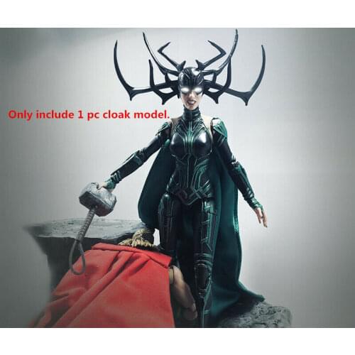 1/12 Scale Figure Accessories Green Cloak Model for 6" Action Doll Toys